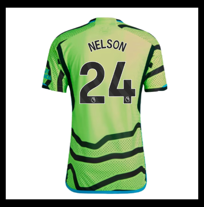 Lacné Futbalove Dresy Arsenal NELSON #24 Preč 2023-2024