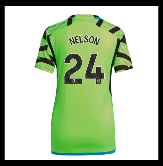 Lacné Futbalove Dresy Arsenal Dámské NELSON #24 Preč 2023-2024