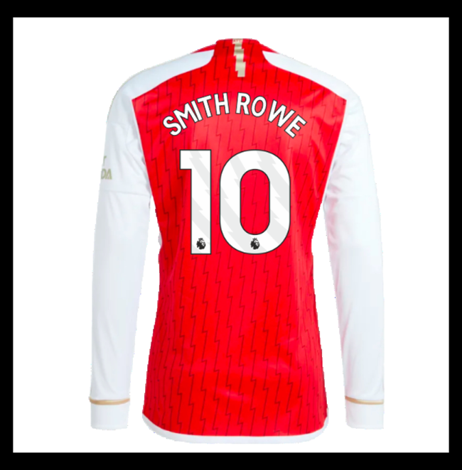 Lacné Futbalove Dresy Arsenal Dlhý Rukáv SMITH ROWE #10 Domáci 2023-2024