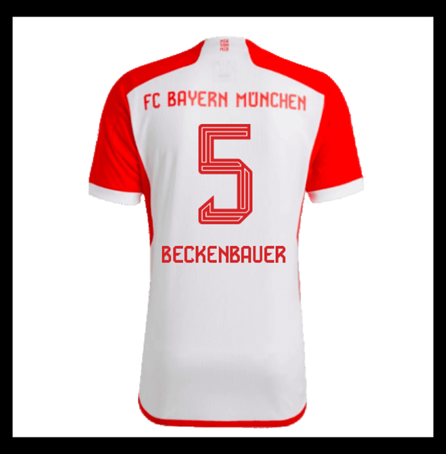 Lacné Futbalove Dresy Bayern Munich BECKENBAUER #5 Domáci 2023-2024