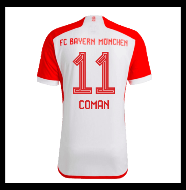 Lacné Futbalove Dresy Bayern Munich COMAN #11 Domáci 2023-2024