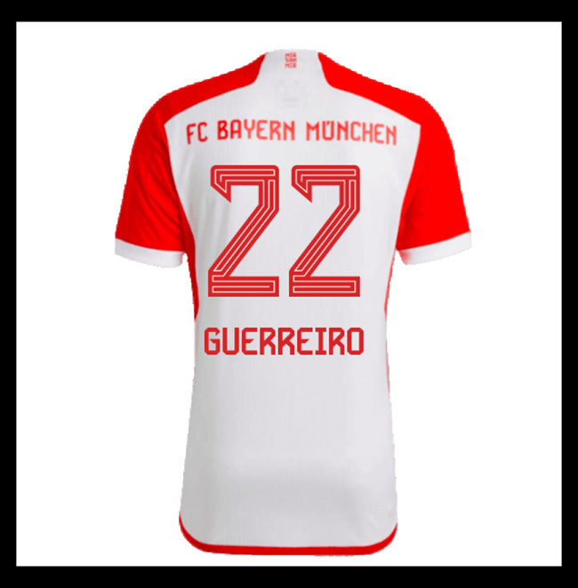 Lacné Futbalove Dresy Bayern Munich GUERREIRO #22 Domáci 2023-2024
