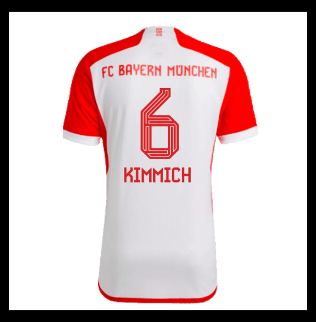 Lacné Futbalove Dresy Bayern Munich KIMMICH #6 Domáci 2023-2024