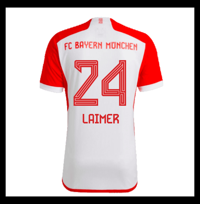 Lacné Futbalove Dresy Bayern Munich LAIMER #24 Domáci 2023-2024