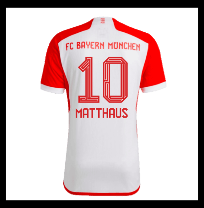 Lacné Futbalove Dresy Bayern Munich MATTHAUS #10 Domáci 2023-2024
