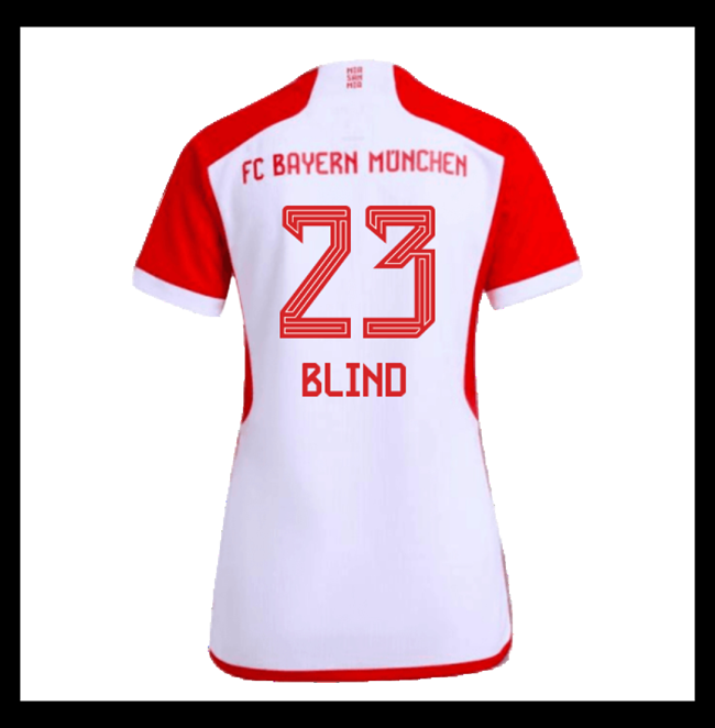 Lacné Futbalove Dresy Bayern Munich Dámské BLIND #23 Domáci 2023-2024
