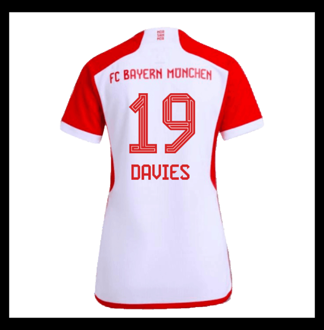 Lacné Futbalove Dresy Bayern Munich Dámské DAVIES #19 Domáci 2023-2024