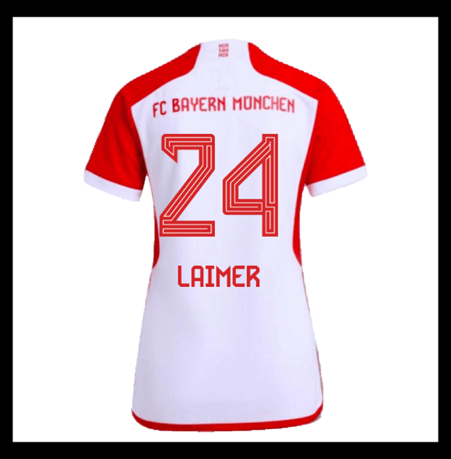 Lacné Futbalove Dresy Bayern Munich Dámské LAIMER #24 Domáci 2023-2024