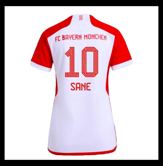 Lacné Futbalove Dresy Bayern Munich Dámské SANE #10 Domáci 2023-2024