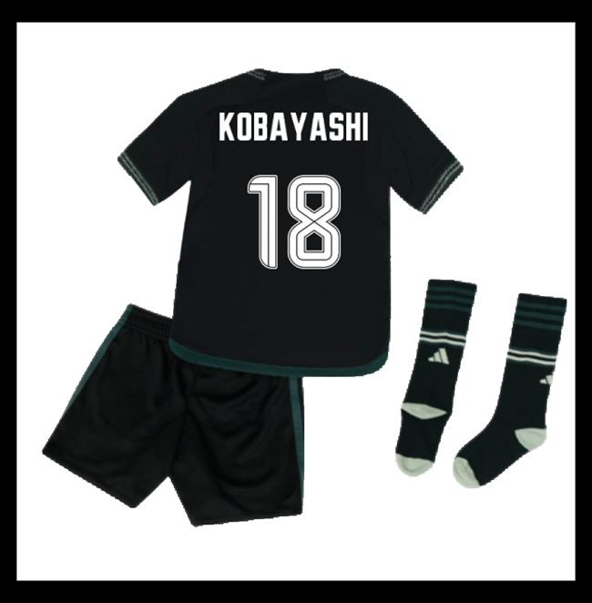 Lacné Futbalove Dresy Celtic Detské KOBAYASHI #18 Preč 2023-2024
