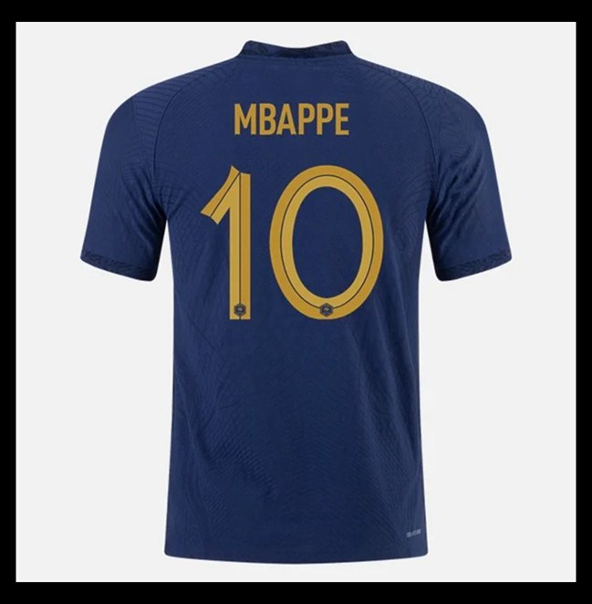Lacné Futbalove Dresy Francúzsko MBAPPE #10 Domáci Majstrovstvá sveta 2022