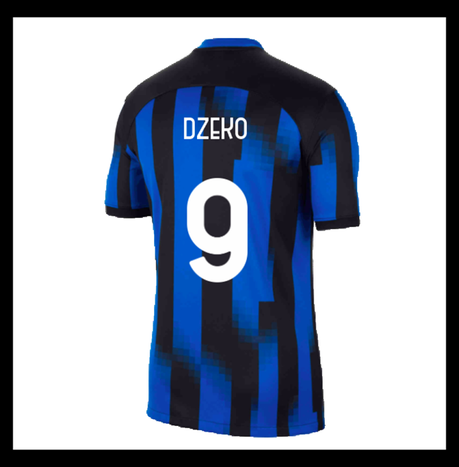 Lacné Futbalove Dresy Inter Milan DZEKO #9 Domáci 2023-2024
