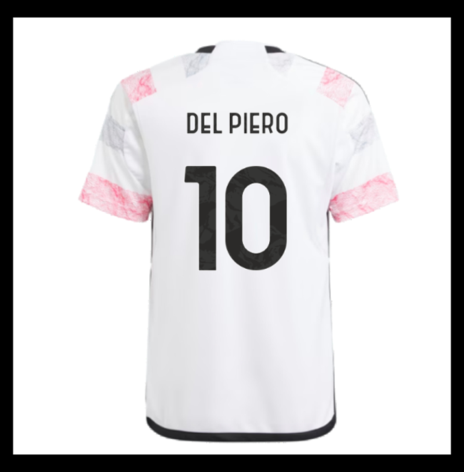 Lacné Futbalove Dresy Juventus DEL PIERO #10 Preč 2023-2024