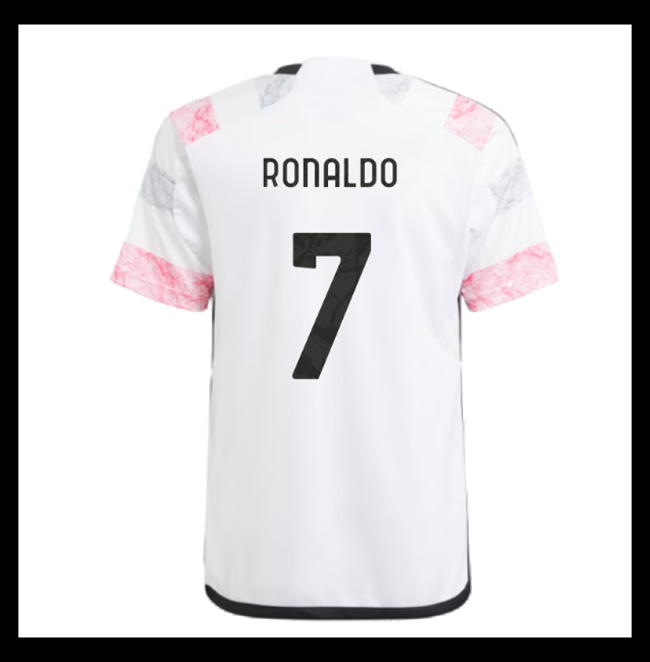 Lacné Futbalove Dresy Juventus RONALDO #7 Preč 2023-2024