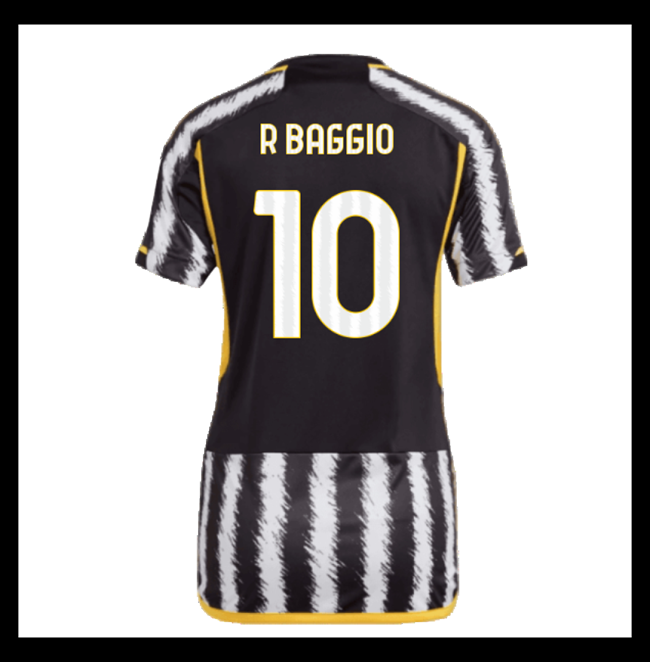 Lacné Futbalove Dresy Juventus Dámské R BAGGIO #10 Domáci 2023-2024