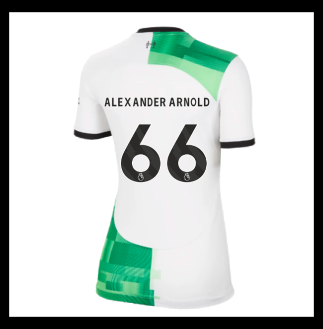 Lacné Futbalove Dresy Liverpool Dámské ALEXANDER ARNOLD #66 Preč 2023-2024