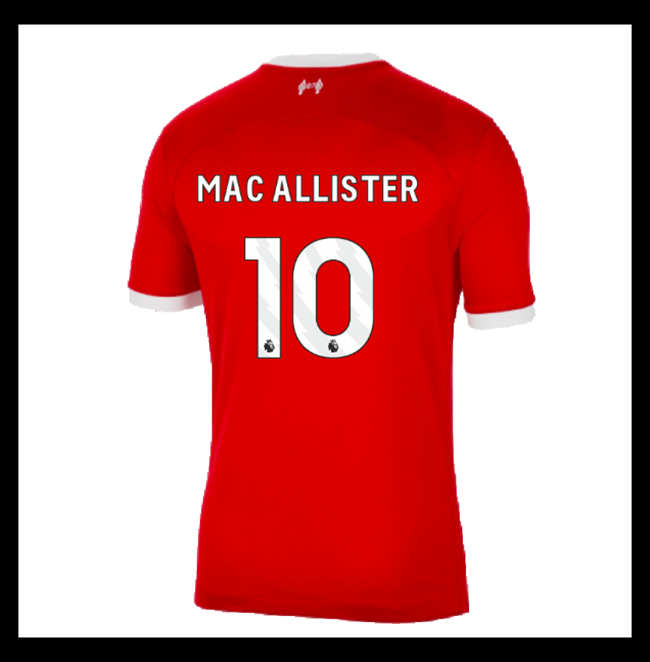 Lacné Futbalove Dresy Liverpool MAC ALLISTER #10 Domáci 2023-2024