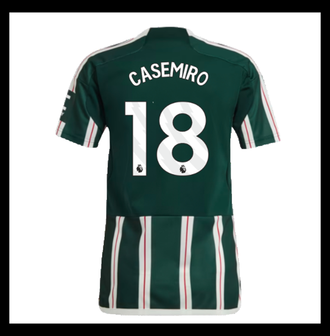 Lacné Futbalove Dresy Manchester United CASEMIRO #18 Preč 2023-2024