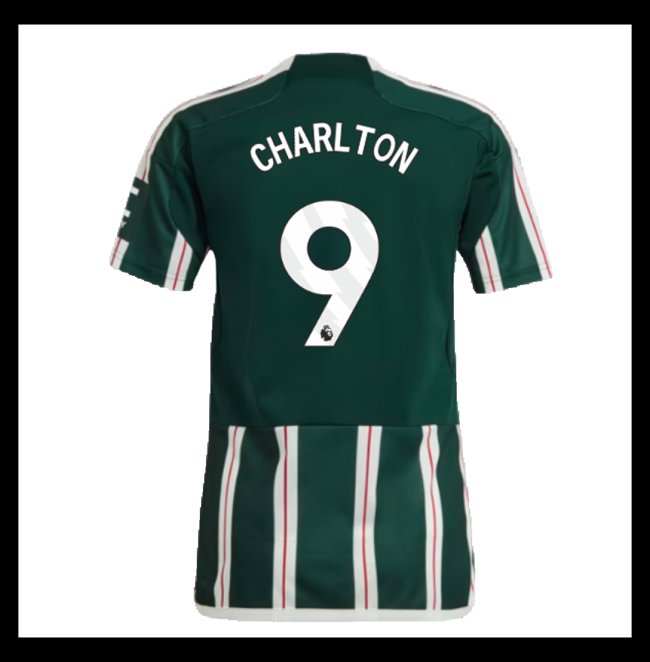 Lacné Futbalove Dresy Manchester United CHARLTON #9 Preč 2023-2024