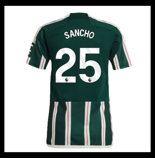 Lacné Futbalove Dresy Manchester United SANCHO #25 Preč 2023-2024