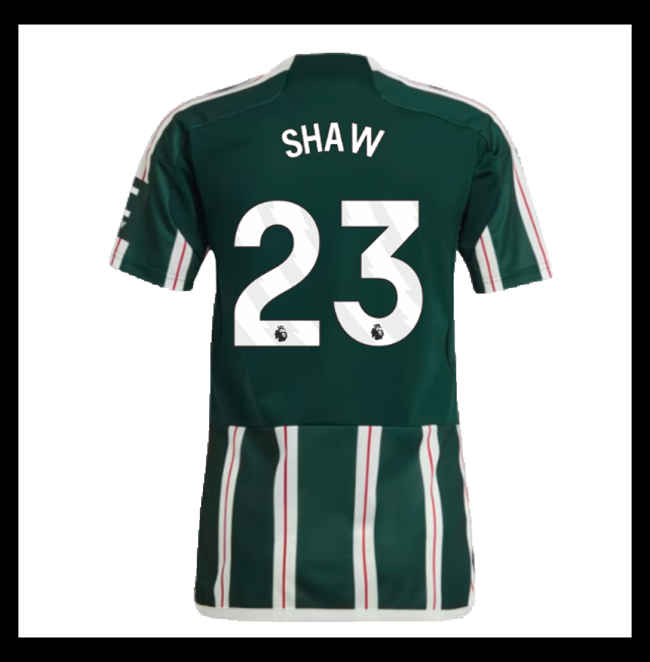 Lacné Futbalove Dresy Manchester United SHAW #23 Preč 2023-2024