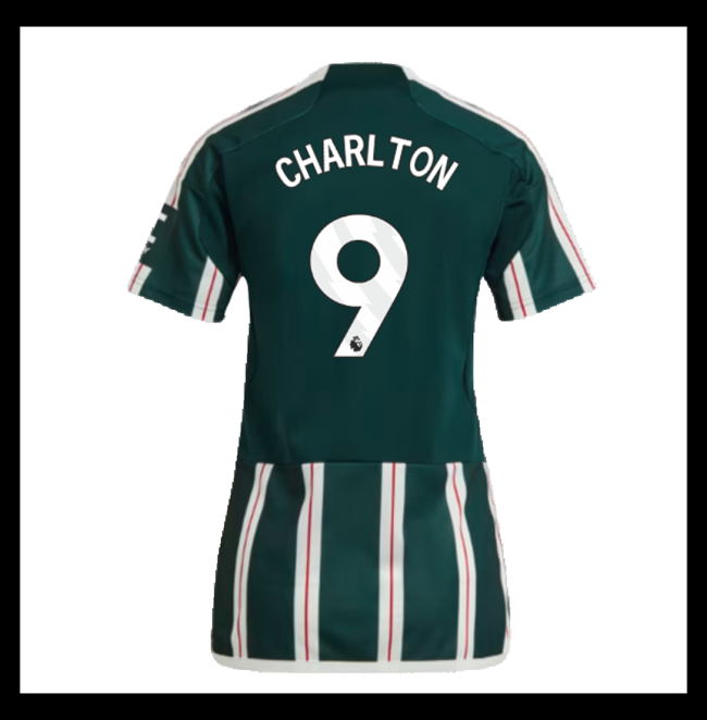 Lacné Futbalove Dresy Manchester United Dámské CHARLTON #9 Preč 2023-2024