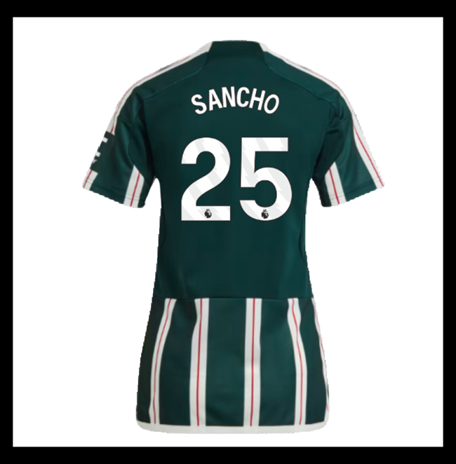 Lacné Futbalove Dresy Manchester United Dámské SANCHO #25 Preč 2023-2024