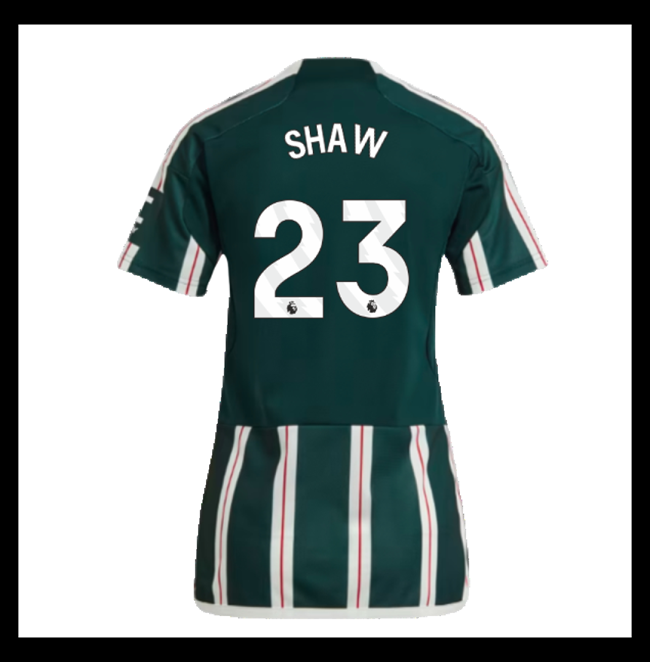 Lacné Futbalove Dresy Manchester United Dámské SHAW #23 Preč 2023-2024