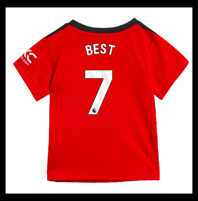 Lacné Futbalove Dresy Manchester United Detské BEST #7 Domáci 2023-2024