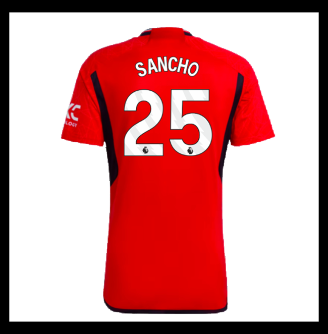 Lacné Futbalove Dresy Manchester United SANCHO #25 Domáci 2023-2024