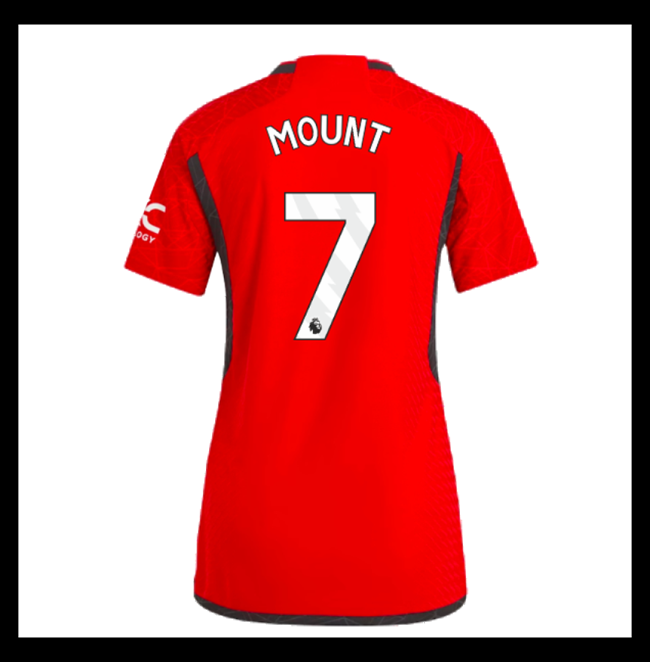 Lacné Futbalove Dresy Manchester United Dámské MOUNT #7 Domáci 2023-2024