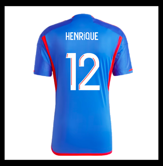 Lacné Futbalove Dresy Olympique Lyonnais HENRIQUE #12 Preč 2023-2024