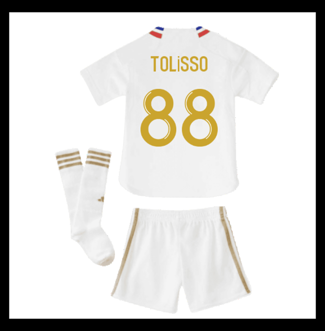 Lacné Futbalove Dresy Olympique Lyonnais Detské TOLISSO #88 Domáci 2023-2024