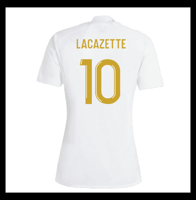 Lacné Futbalove Dresy Olympique Lyonnais LACAZETTE #10 Domáci 2023-2024