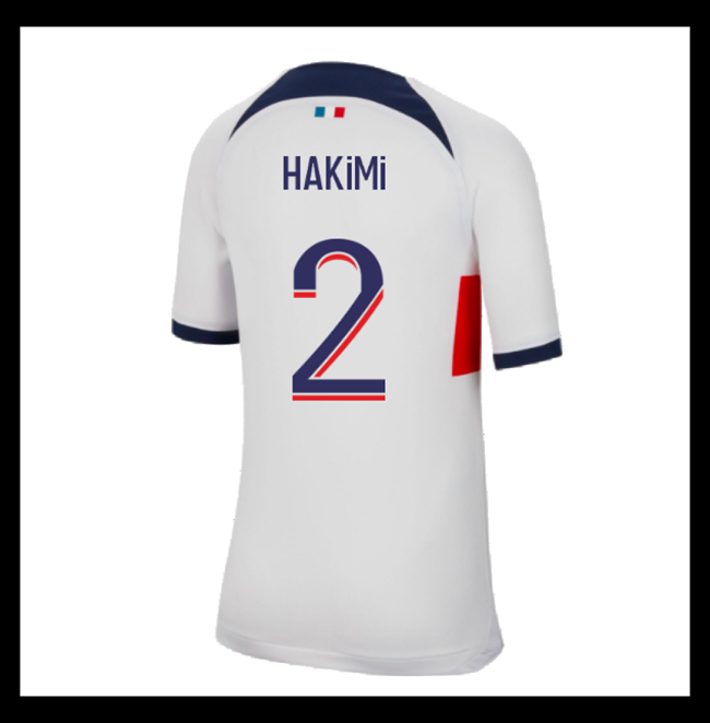 Lacné Futbalove Dresy Paris Saint Germain PSG HAKIMI #2 Preč 2023-2024