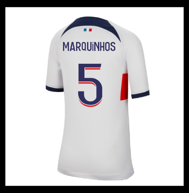 Lacné Futbalove Dresy Paris Saint Germain PSG MARQUINHOS #5 Preč 2023-2024