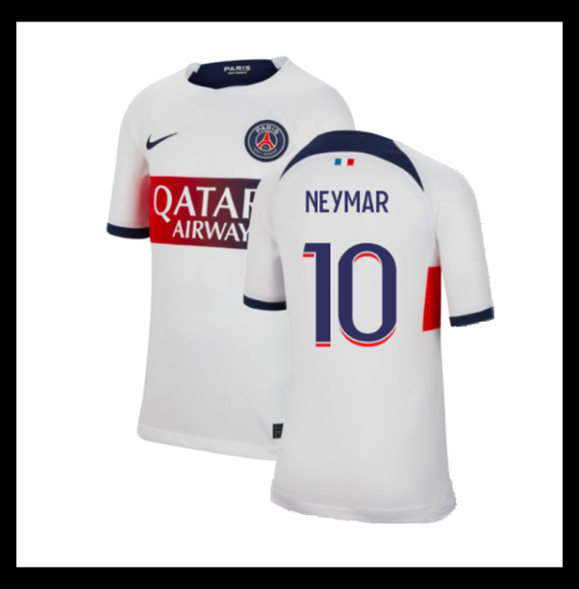 Lacné Futbalove Dresy Paris Saint Germain PSG NEYMAR #10 Preč 2023-2024