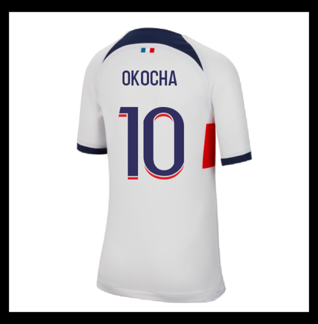Lacné Futbalove Dresy Paris Saint Germain PSG OKOCHA #10 Preč 2023-2024