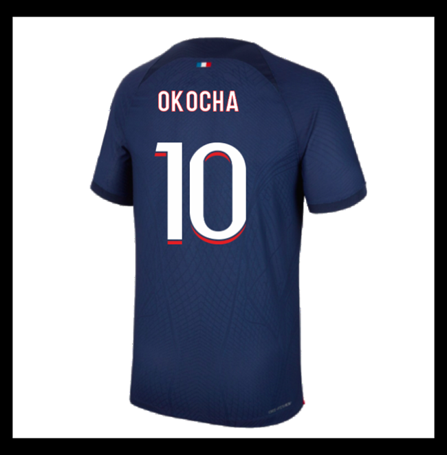 Lacné Futbalove Dresy Paris Saint Germain PSG OKOCHA #10 Domáci 2023-2024