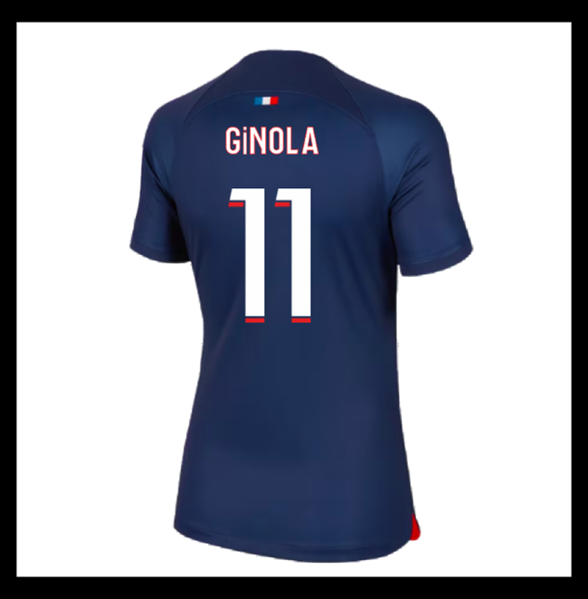 Lacné Futbalove Dresy Paris Saint Germain PSG Dámské GINOLA #11 Domáci 2023-2024