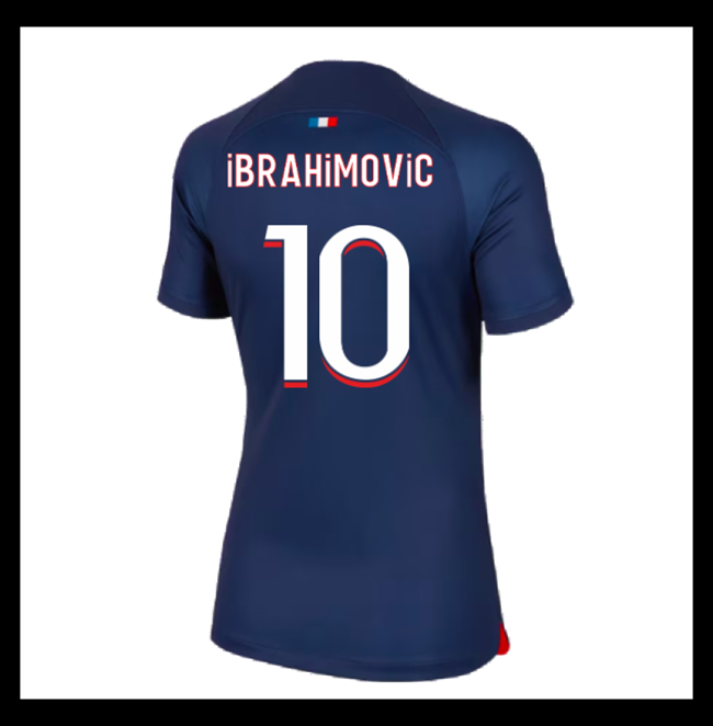 Lacné Futbalove Dresy Paris Saint Germain PSG Dámské IBRAHIMOVIC #10 Domáci 2023-2024