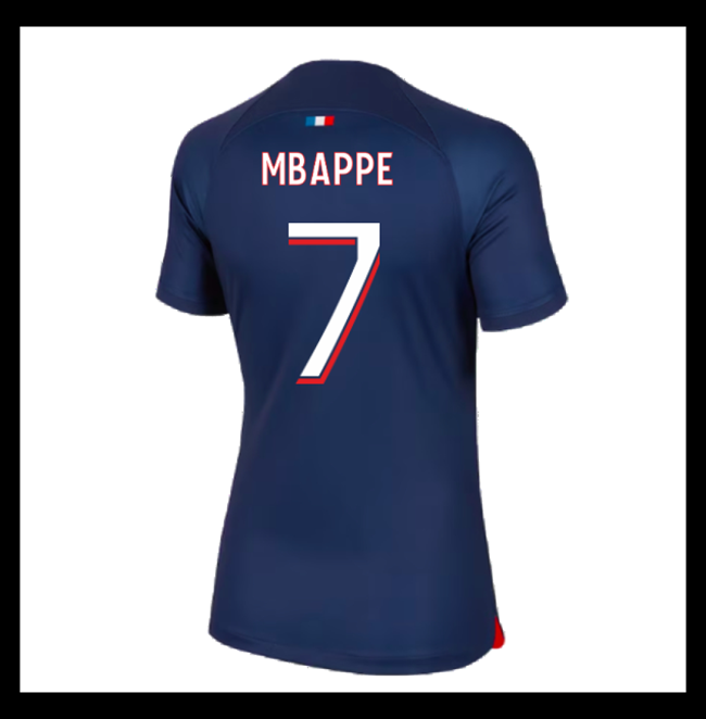 Lacné Futbalove Dresy Paris Saint Germain PSG Dámské MBAPPE #7 Domáci 2023-2024