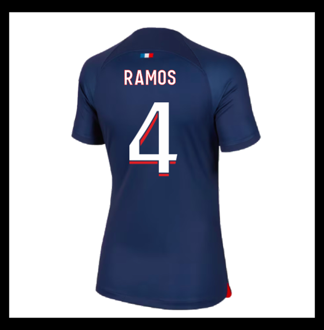 Lacné Futbalove Dresy Paris Saint Germain PSG Dámské RAMOS #4 Domáci 2023-2024