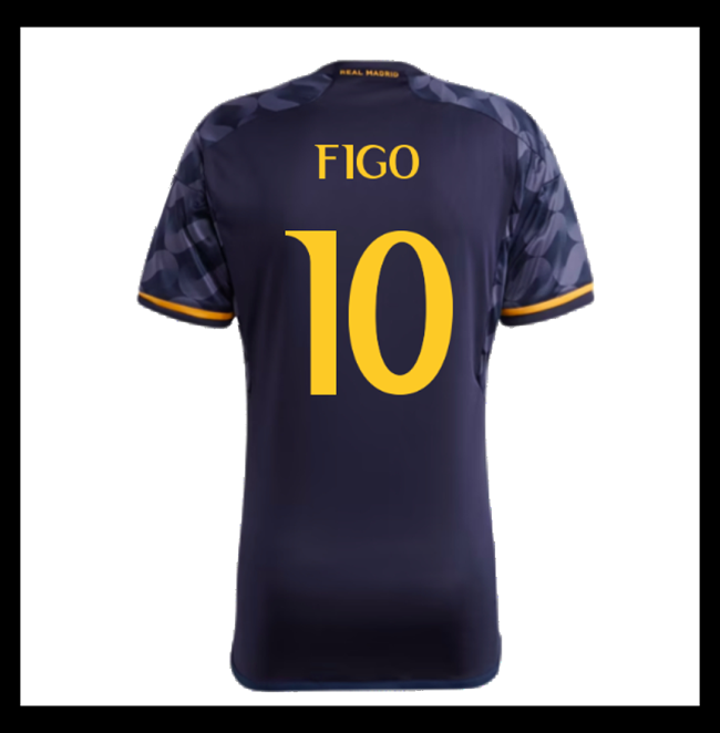 Lacné Futbalove Dresy FC Real Madrid FIGO #10 Preč 2023-2024