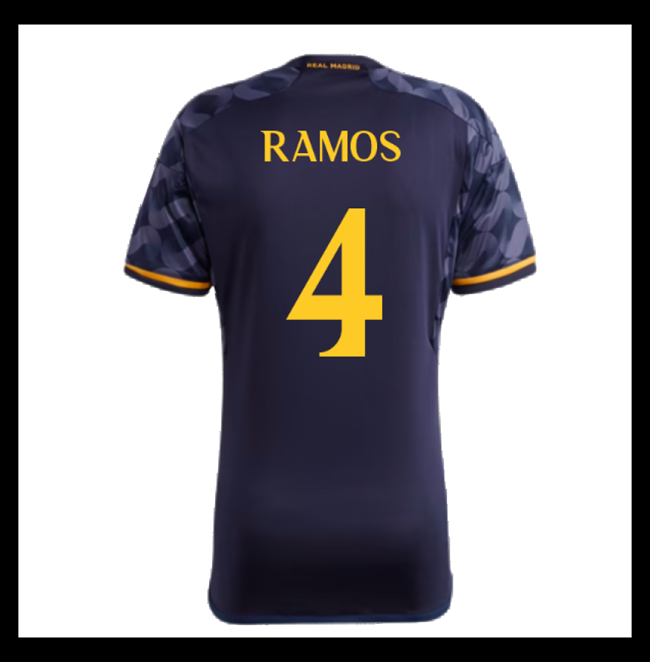 Lacné Futbalove Dresy FC Real Madrid RAMOS #4 Preč 2023-2024