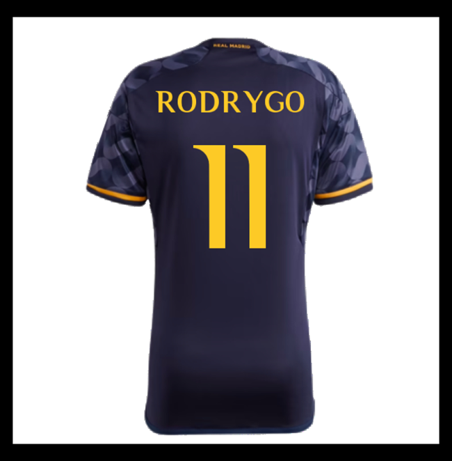 Lacné Futbalove Dresy FC Real Madrid RODRYGO #11 Preč 2023-2024