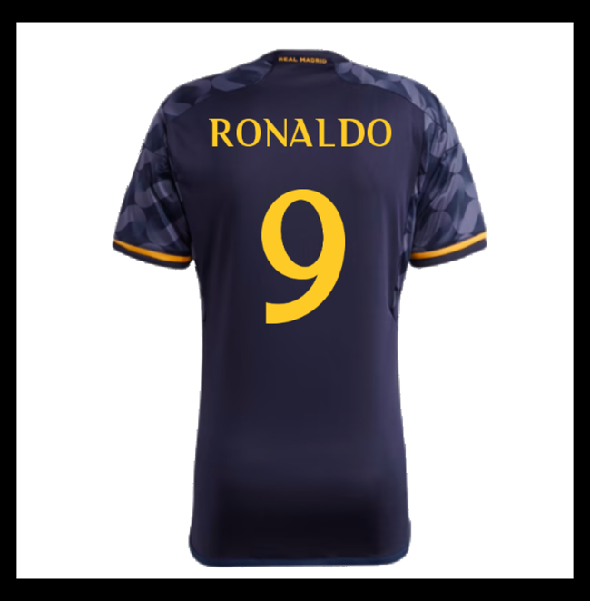 Lacné Futbalove Dresy FC Real Madrid RONALDO #9 Preč 2023-2024