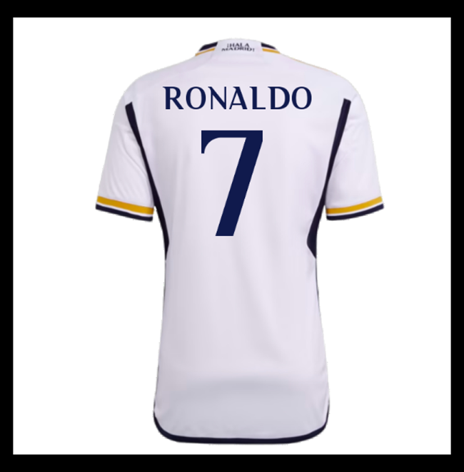 Lacné Futbalove Dresy FC Real Madrid RONALDO #7 Domáci 2023-2024