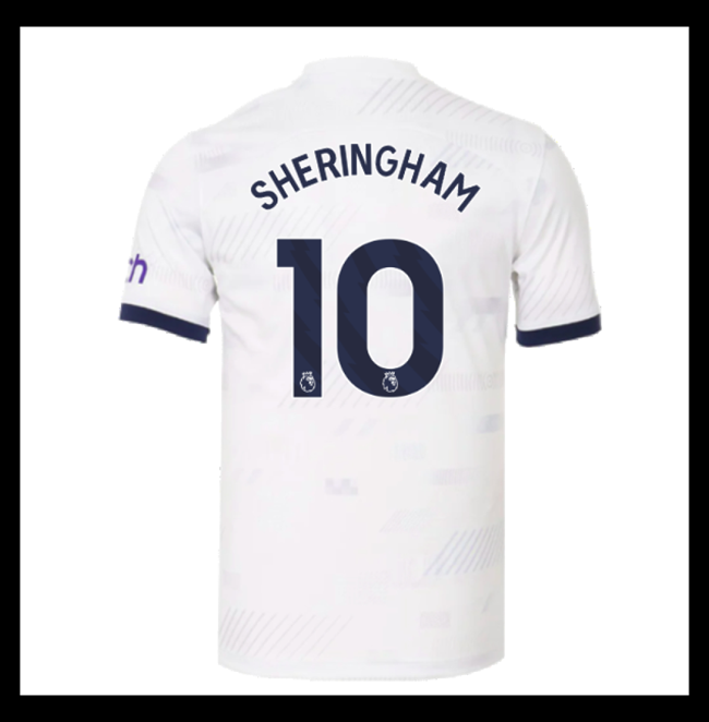 Lacné Futbalove Dresy Tottenham Hotspurs SHERINGHAM #10 Domáci 2023-2024
